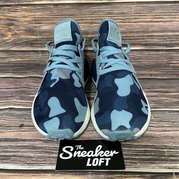 Adidas NMD XR1 Women's Blue Duck Camo Athletic Shoes - Picture 2 of 8